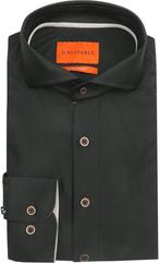 Suitable Herringbone Overhemd Donkergroen maat 41 Heren, Verzenden, Nieuw, Suitable