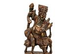 Dignitaire sur Chien de Fo - Hout - China - Ming Dynastie