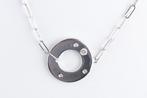 Halsketting - 18 karaat Witgoud Diamant (Natuurlijk), Sieraden, Tassen en Uiterlijk, Kettingen, Nieuw