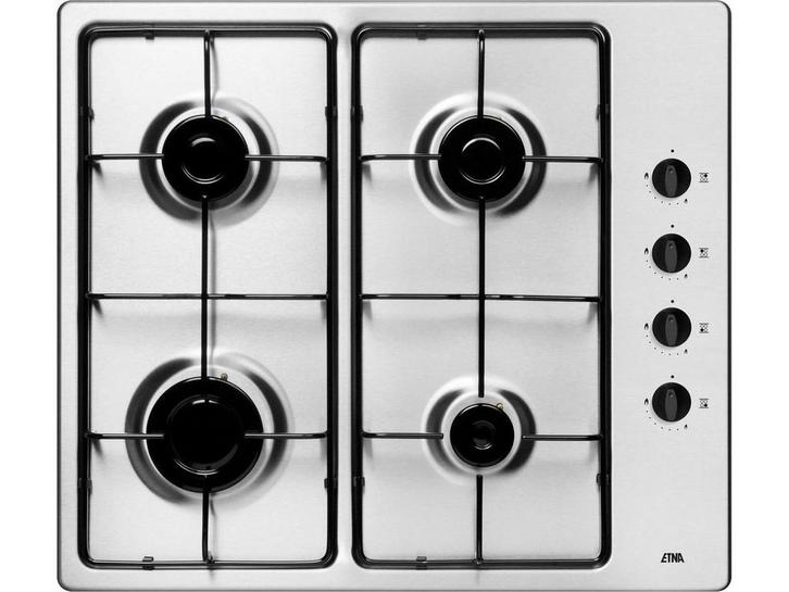 ETNA T106VRVSA - Gaskookplaat - 4 pits - RVS, Witgoed en Apparatuur, Fornuizen, Zo goed als nieuw, Verzenden