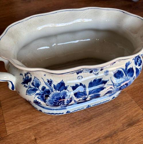 De Porceleyne Fles, Delft - Jardinière - Keramiek, Antiek en Kunst, Antiek | Glas en Kristal