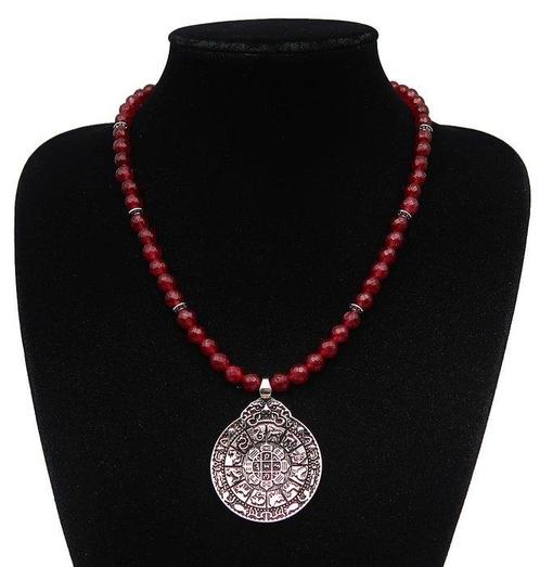 Rubis - Boeddhistische ketting - Melong - Bescherming tegen, Antiek en Kunst, Antiek | Boeken en Bijbels