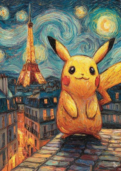 ANDSAL - Pikachu in Paris- Edinburgh - Van Gogh Tribute, Spelcomputers en Games, Spelcomputers | Overige Accessoires