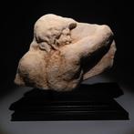 Oud-Romeins Marmer Reliëf met een sater. 1e eeuw n.Chr., Verzamelen, Mineralen en Fossielen