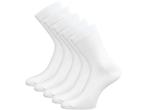5 paar Bamboe heren sokken - Wit, Kleding | Heren, Sokken en Kousen, Nieuw, Verzenden