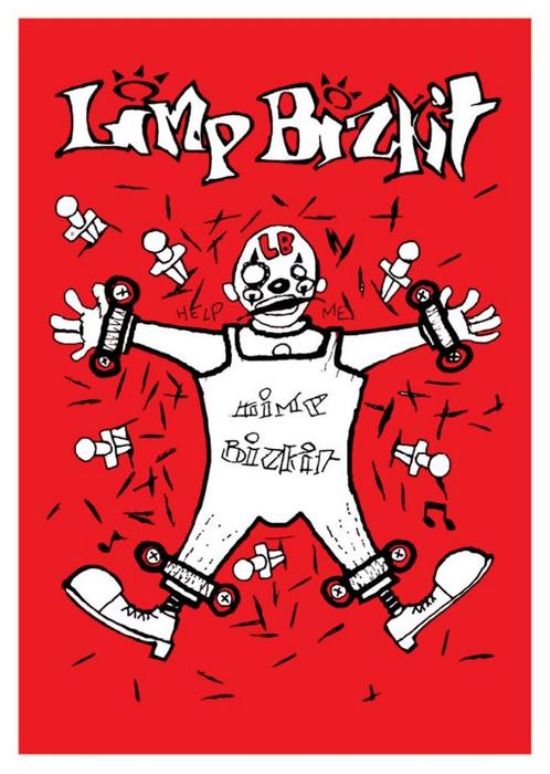 Posters - Poster Limp Bizkit - Help Me, Verzamelen, Muziek, Artiesten en Beroemdheden, Zo goed als nieuw, Verzenden