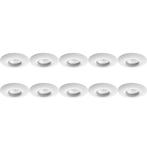 10x Spot Armatuur - GU10 Inbouwspot - Pragmi Luno Pro, Huis en Inrichting, Lampen | Spots, Metaal of Aluminium, Nieuw, Ophalen of Verzenden