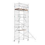 ALX rolsteiger 135 x 8.2m WH met AGS Voorloopleuning, Doe-het-zelf en Verbouw, Steigers, Verzenden, Nieuw, Rolsteiger of Kamersteiger