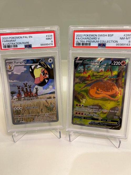 Pokémon - 2 Graded card - PSA 9, Hobby en Vrije tijd, Verzamelkaartspellen | Pokémon