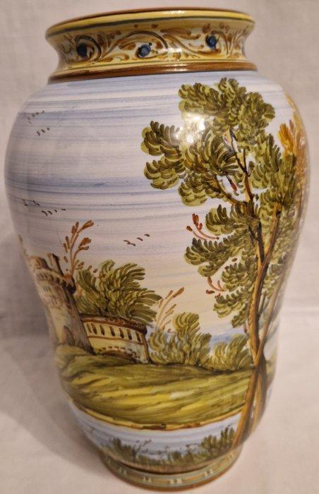 Castelli - Vaas - Majolica, Antiek en Kunst, Antiek | Glas en Kristal