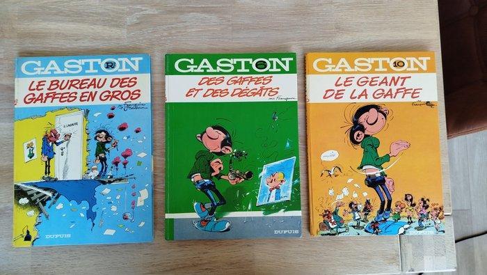 Gaston T6 + T10 + R6 - 3x C - EO/Ré - 3 Album - 1970/1973, Boeken, Stripboeken
