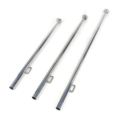 Vlaggenstok Gepolijst RVS 316 Conisch-75 cm, Diversen, Vlaggen en Wimpels, Nieuw, Ophalen of Verzenden