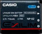 Casio NP-82 Accu / Batterij, Audio, Tv en Foto, Fotocamera's Digitaal, Verzenden, Zo goed als nieuw