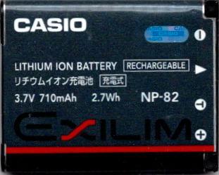 Casio NP-82 Accu / Batterij, Audio, Tv en Foto, Fotocamera's Digitaal, Zo goed als nieuw, Verzenden