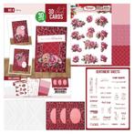 3D and do Velvet Cards A6 nr 4- Amy Design - Peonies, Ophalen of Verzenden, Nieuw, Natuur, Overige typen