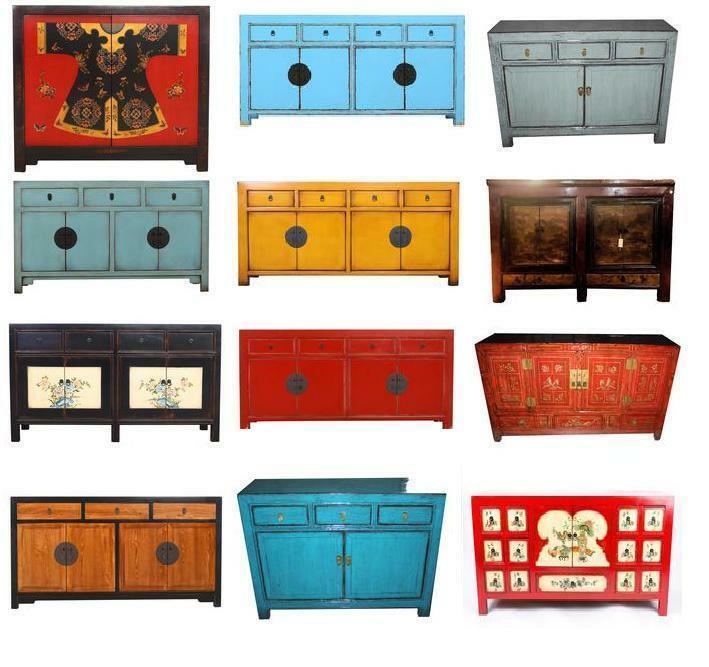 Chinese Dressoirs, Chinese Kasten, Buffetkast, Ladekasten, Huis en Inrichting, Kasten | Dressoirs, Nieuw, Ophalen of Verzenden