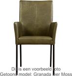 Set van 4 Felgroene leren moderne eetkamerstoelen - Toledo L, Huis en Inrichting, Stoelen, Overige kleuren, Nieuw, Leer, Ophalen of Verzenden