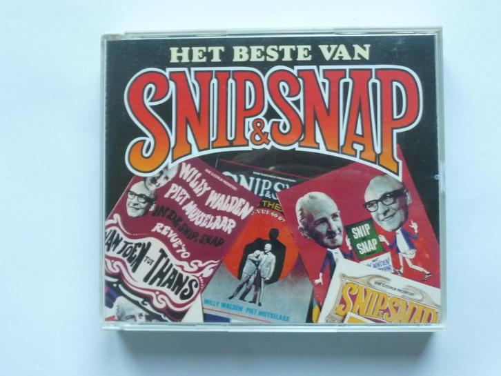 Snip & Snap - Het best van (2 CD), Cd's en Dvd's, Cd's | Humor en Cabaret, Zo goed als nieuw, Verzenden