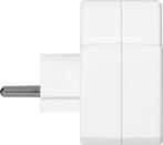 Doorvoerstekker met Schakelaar – 2x Schuko Stopcontact, Doe-het-zelf en Verbouw, Elektra en Kabels, Verzenden, Nieuw