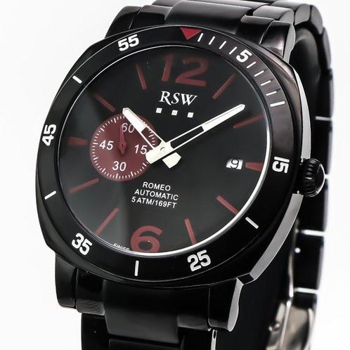 RSW - ROMEO - Swiss Automatic Watch - RSWA154-BB-5 - Zonder, Sieraden, Tassen en Uiterlijk, Horloges | Heren