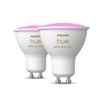Philips Hue White and Color Ambience GU10 2-pack | ZigBee, Ophalen of Verzenden, Nieuw