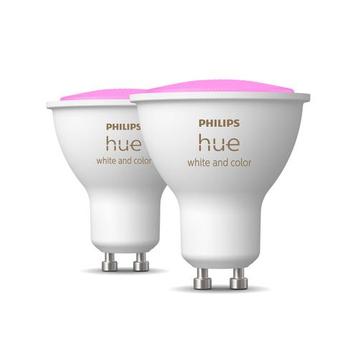 Philips Hue White and Color Ambience GU10 2-pack | ZigBee beschikbaar voor biedingen