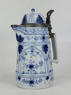 Karaf - Porselein, Tin - Zeldzaam porseleinen bierpul