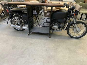 Rajdoot retro moto - wijnrek (nieuw, outlet)