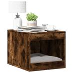 vidaXL Kattenbakkast 47x59x42 cm bewerkt hout gerookt, Verzenden, Nieuw