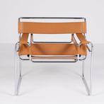 Knoll - Marcel Breuer - Fauteuil - Wassily Stoel - Leder,, Antiek en Kunst