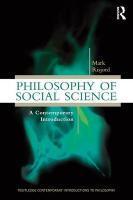 Philosophy of Social Science 9780415898256, Zo goed als nieuw, Verzenden