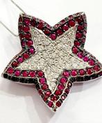 Estrò - Ketting met hanger - 18 karaat Witgoud - 4.16ct. tw.