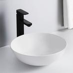 SALE - Luka 39 - Mat wit - Waskom -  -  - Keramiek -  Rond, Ophalen of Verzenden, Nieuw