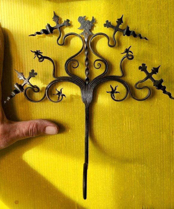 Decoratief ornament - Carretto siciliano / ramaglia / fiore, Antiek en Kunst, Antiek | Overige Antiek