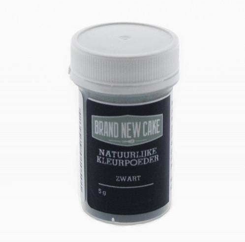 BrandNewCake Natuurlijke Kleurpoeder Zwart 5g, Hobby en Vrije tijd, Taarten en Cupcakes maken, Nieuw, Verzenden
