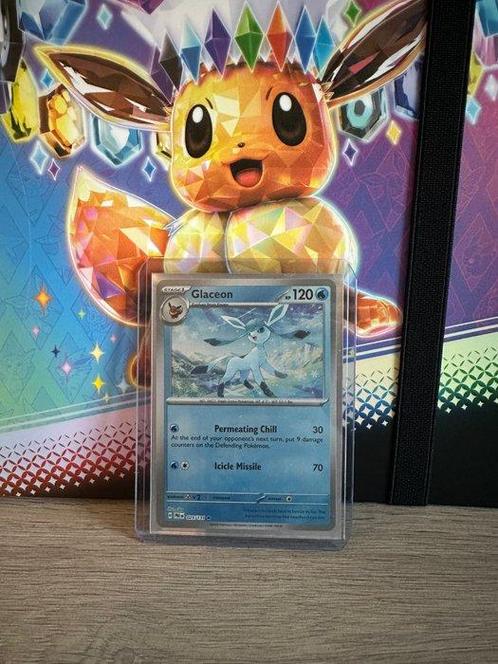 Glaceon 025 MASTERBALL xPRE Prismatic Evolution PRE master, Hobby en Vrije tijd, Verzamelkaartspellen | Pokémon