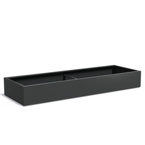 Aluminium plantenbak 300x100x40cm - Met bodem, Tuin en Terras, Bloembakken en Plantenbakken, 30 tot 60 cm, 100 cm of meer, Tuin