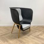 Design De Vorm Pod akoestische fauteuil, grijs - licht grijs, Huis en Inrichting, Gebruikt, Ophalen of Verzenden, Eén, Stof
