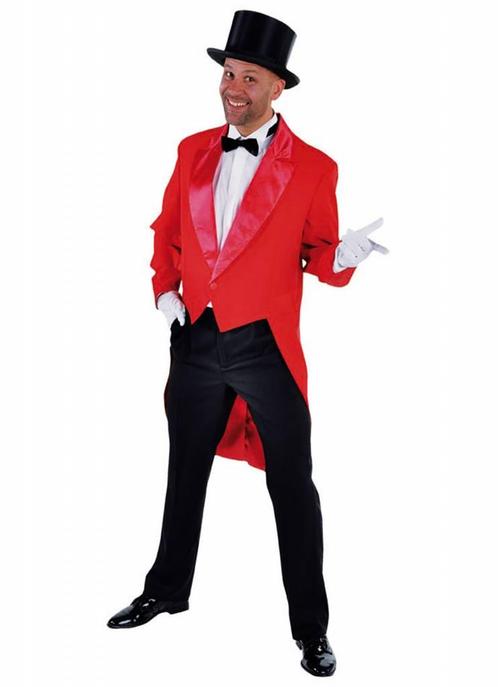 Slipjas rood heren Cabaret half gevoerd, Kleding | Heren, Carnavalskleding en Feestkleding, Nieuw, Ophalen of Verzenden