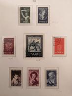 Saarland 1952/1959 - Schone collectie in de opgegeven, Gestempeld