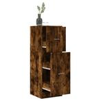 vidaXL Apothekerskast 40x41x118 cm bewerkt hout gerookt, Huis en Inrichting, Verzenden, Nieuw