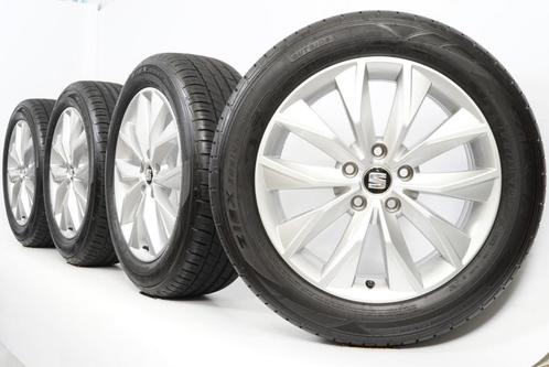 Seat Ateca 17 inch velgen + Zomerbanden Falken Origineel, Auto-onderdelen, Banden en Velgen, Velg(en), Gebruikt, 17 inch, Zomerbanden