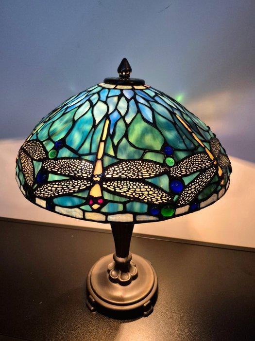 Lamp - Glas-in-lood - Lamp Tiffany-stijl, Antiek en Kunst, Curiosa en Brocante