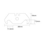 Silverline Haakmesjes - Gehard Staal - 0.6 mm - 10 stuks..., Doe-het-zelf en Verbouw, Gereedschap | Handgereedschap, Ophalen of Verzenden