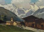Europese school (XX) - Paesaggio montano, Antiek en Kunst