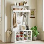 Garderobe Met Plank, Bank, Haken, Schoenenvakken, Spaanplaat, Verzenden, Nieuw