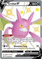 Crobat V swsh-098 Sword&Shield Promos, Ophalen of Verzenden, Nieuw, Losse kaart, Foil