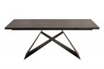 Uitschuifbare eettafel PROMETHEUS 180-220-260cm lava, Ophalen of Verzenden, Nieuw