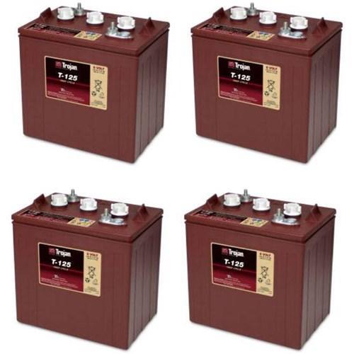 4 X Trojan T125 Accu, Auto diversen, Onderhoudsmiddelen, Verzenden