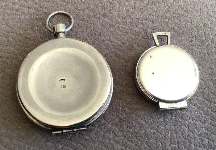 Religieuze en spirituele objecten (2) - .900 zilver -, Antiek en Kunst, Antiek | Goud en Zilver